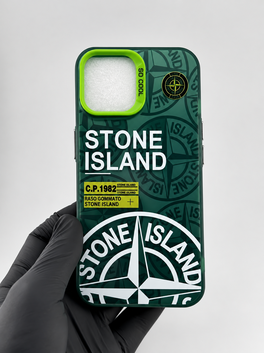 coque stone island vert