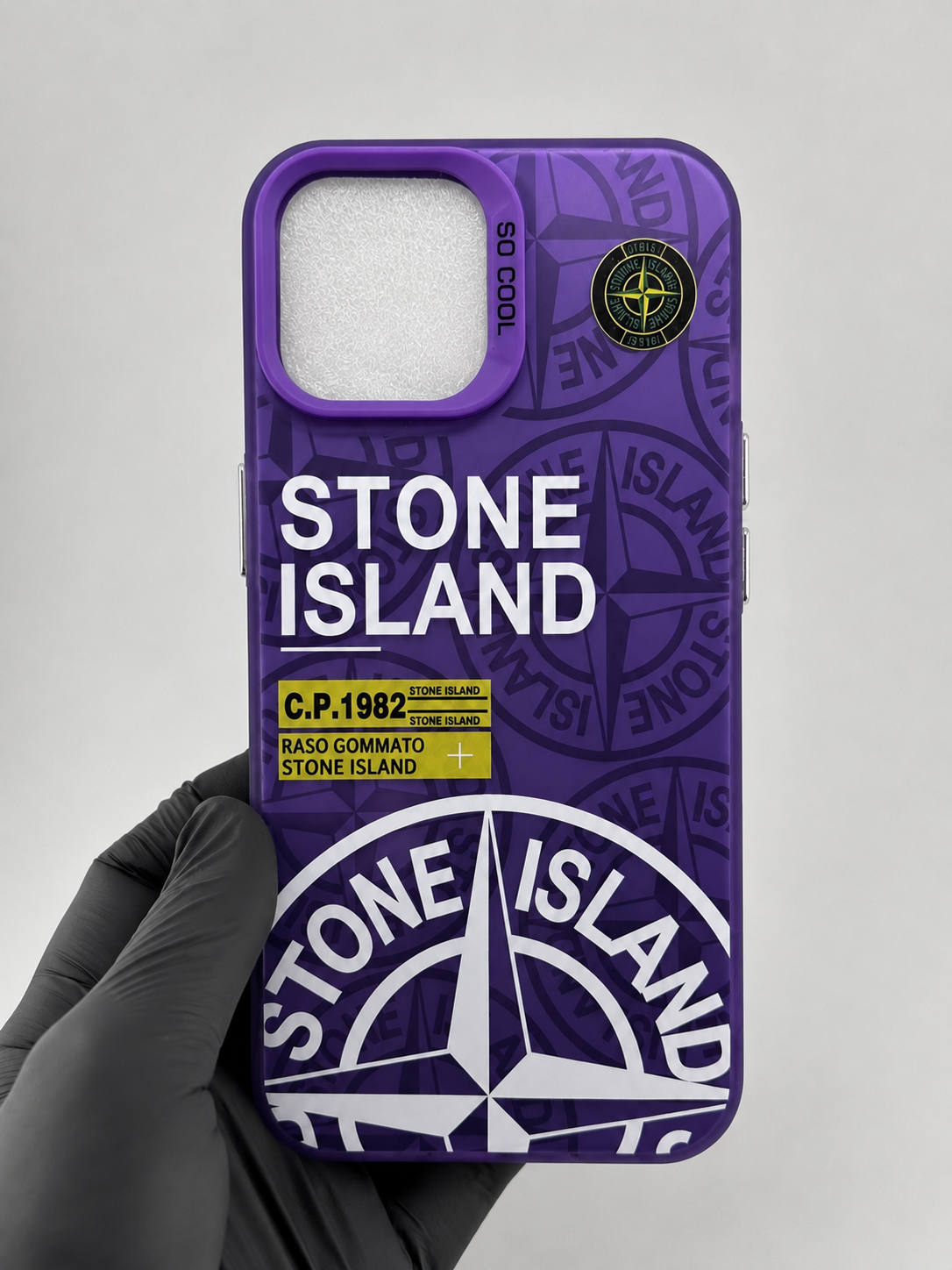 Coque stone island violet